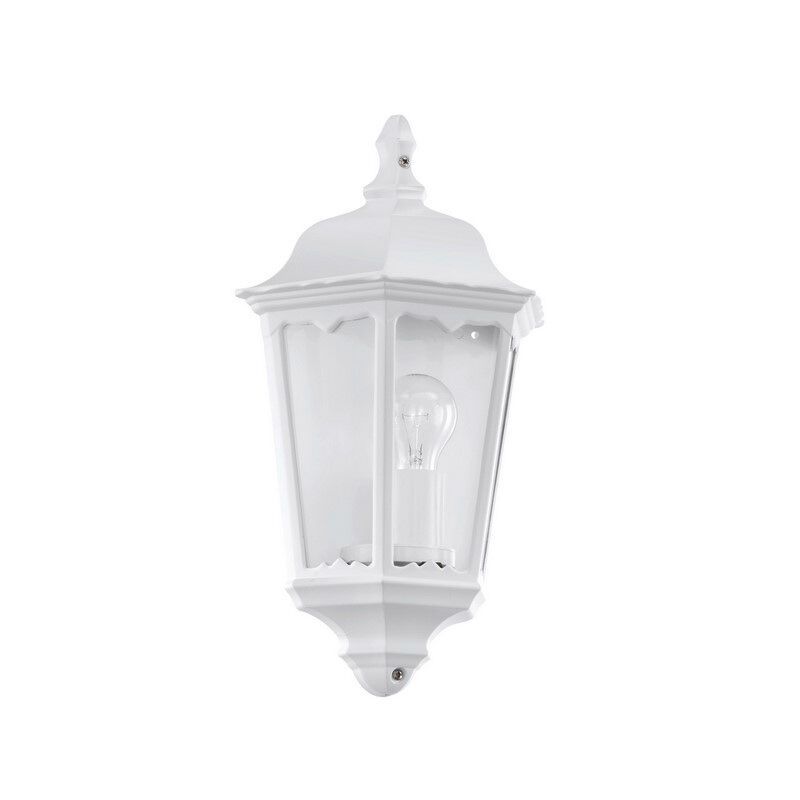 Luminaire extérieur blanc en aluminium, Leanna, IP44