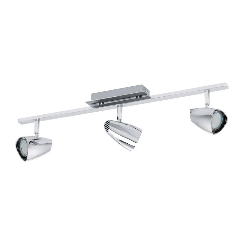 Spot plafond chromé en plastique, Akke