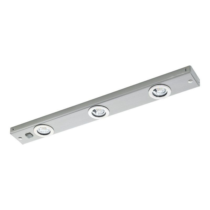 Plafonnier nickel en métal, Jary, 2W, 3000K LED, avec interrupteur Plafonnier nickel en métal, Jary, 2W, 3000K LED, avec interrupteur