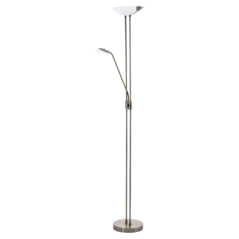 Lampadaire liseuse bronze en verre, Brava, 20W, 3000K LED, avec interrupteur Lampadaire liseuse bronze en verre, Brava, 20W, 3000K LED, avec interrupteur
