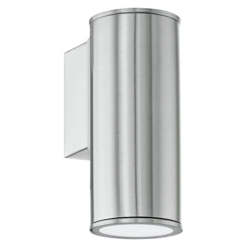 Luminaire extérieur argenté en acier inoxydable, Marlies, IP44 Luminaire extérieur argenté en acier inoxydable, Marlies, IP44