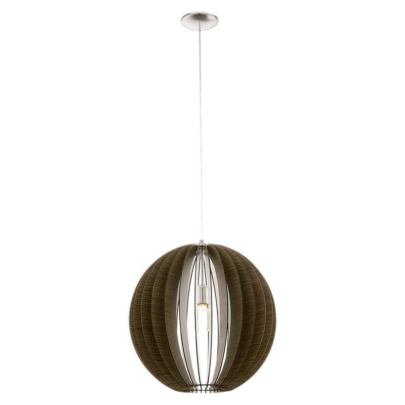 Suspension marronne en bois, Bergama
