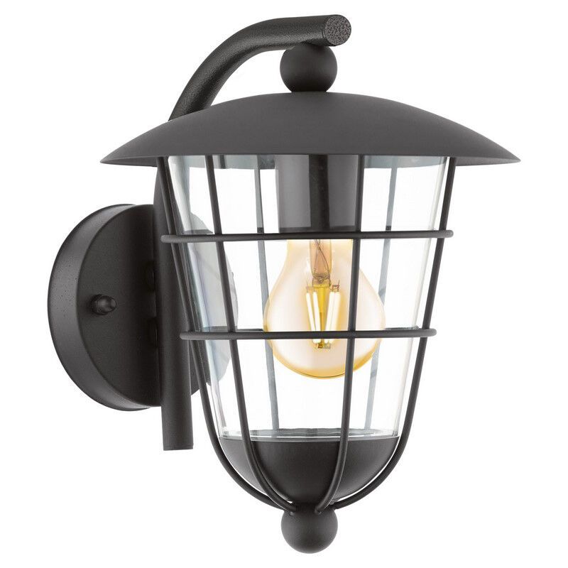 Luminaire extérieur noir en plastique, Alise, IP44 Luminaire extérieur noir en plastique, Alise, IP44