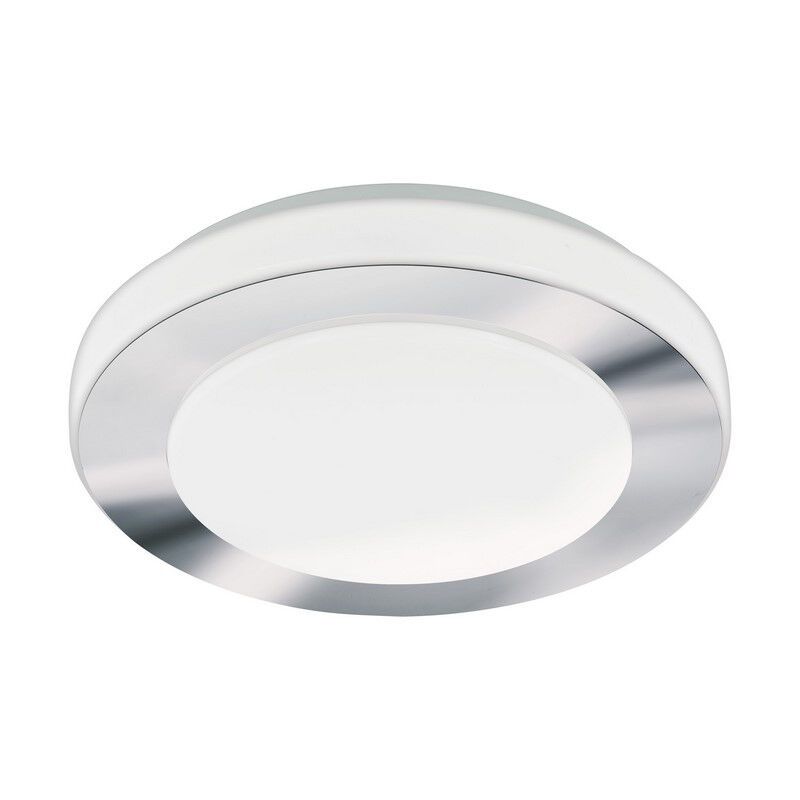 Plafonnier chromé en plastique, Amina, 11W, 3000K LED, IP44