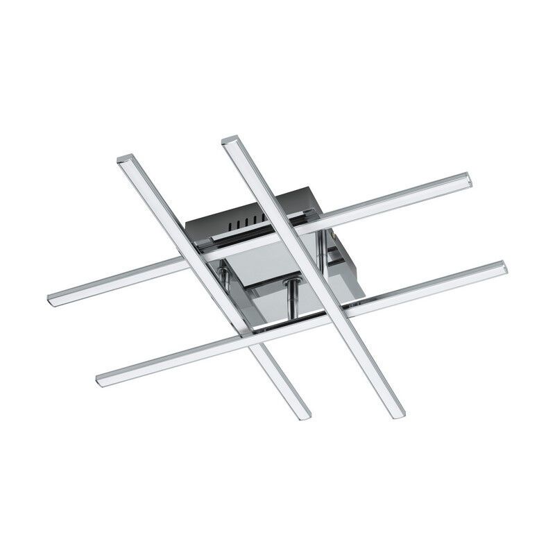 Plafonnier chromé en acier, Arantxa, 24W, 3000K LED Plafonnier chromé en acier, Arantxa, 24W, 3000K LED