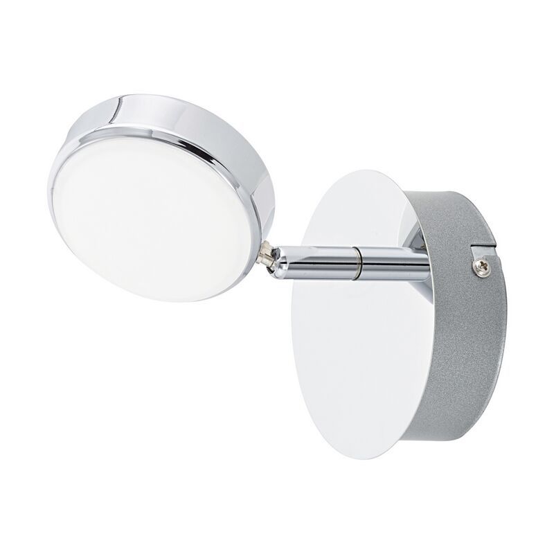 Spot plafond chromé en acier, Tjark, 5W, 3000K LED