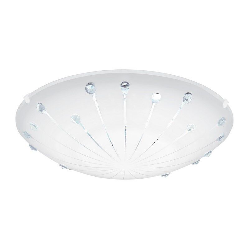 Plafonnier blanc en verre, Bennet, 11W, 3000K LED Plafonnier blanc en verre, Bennet, 11W, 3000K LED