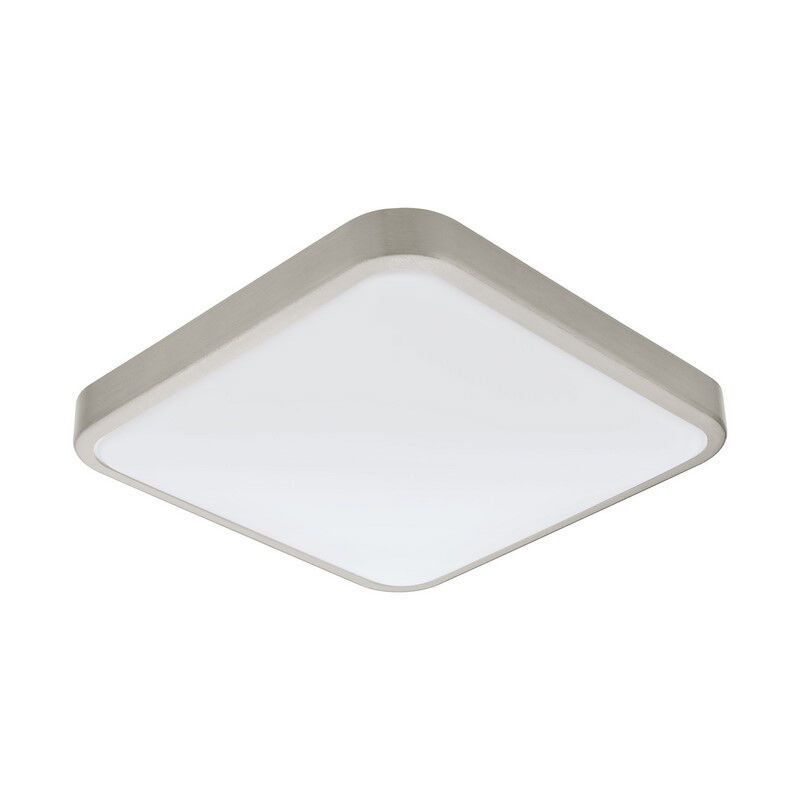 Applique murale nickel en plastique, Beyza, 16W, 3000K LED, IP44