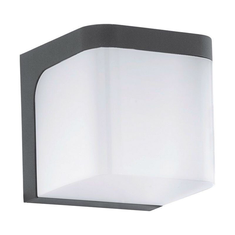 Luminaire extérieur anthracite en plastique, Binck, IP44