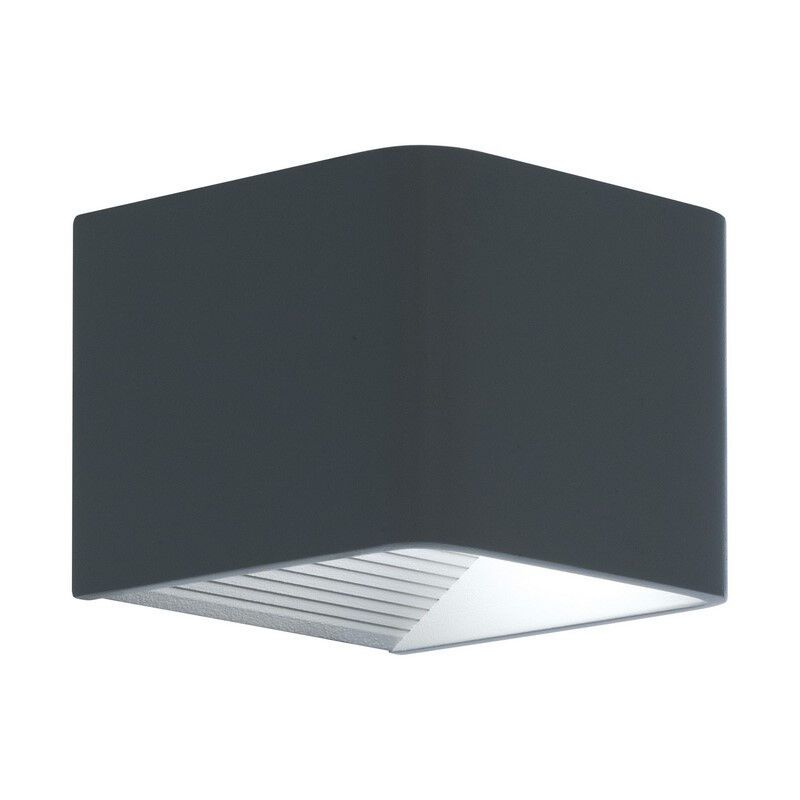 Luminaire extérieur anthracite en aluminium, Kay, 6W, 3000K LED, IP44 Luminaire extérieur anthracite en aluminium, Kay, 6W, 3000K LED, IP44