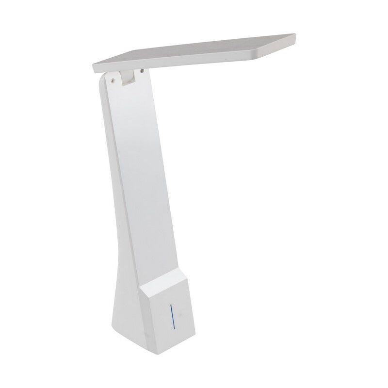 Lampe de bureau blanche en plastique, Chama, 1W, white switch LED, avec variateur tactile