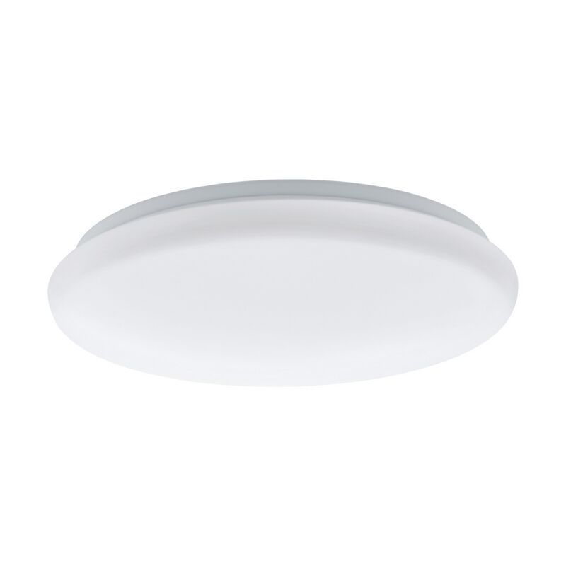 Plafonnier avec capteur blanc en acier, Patryk, 12W, 3000K LED