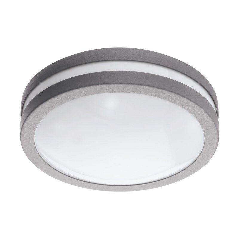 Luminaire extérieur argenté en métal, Justin, IP44 Luminaire extérieur argenté en métal, Justin, IP44