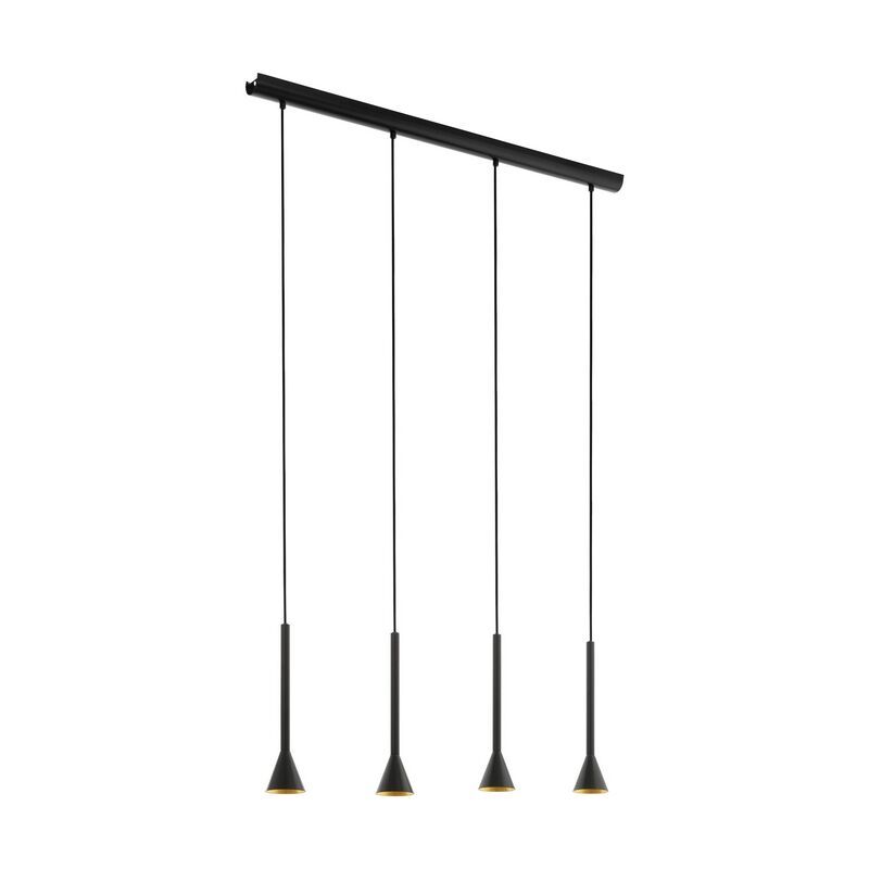Suspension noire en acier, Marielle Suspension noire en acier, Marielle