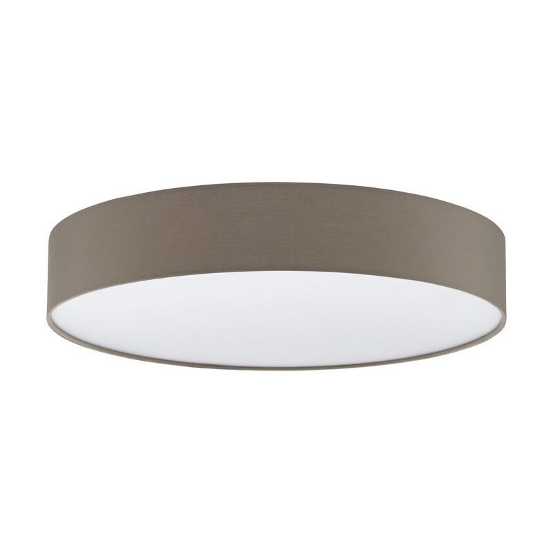 Plafonnier taupe en plastique, Sila, 40W, blanc chaud à froid réglable LED, avec télécommande