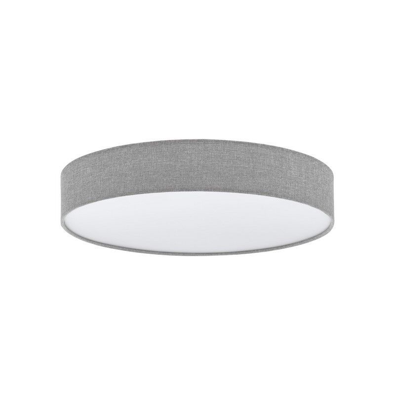 Plafonnier gris en plastique, Sila, 40W, blanc chaud à froid réglable LED, avec télécommande