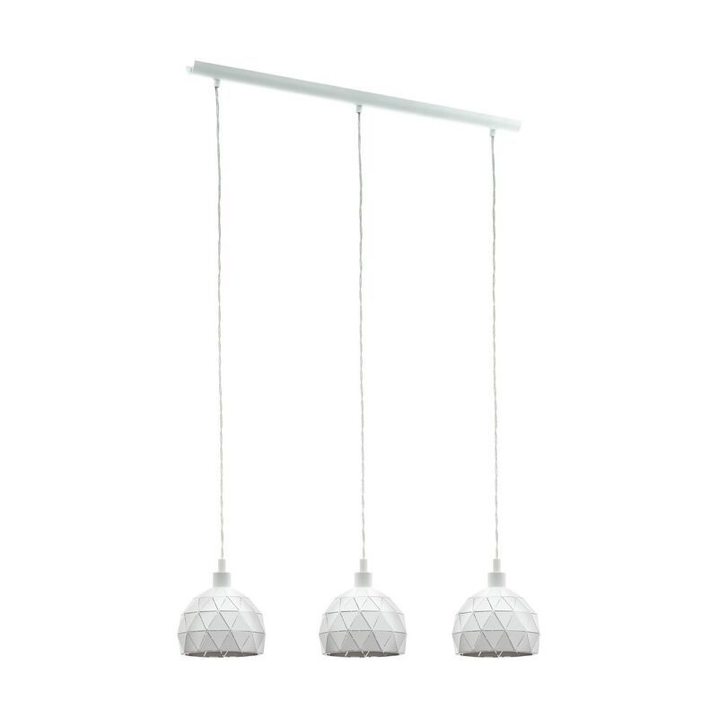 Suspension blanche en acier, Silva