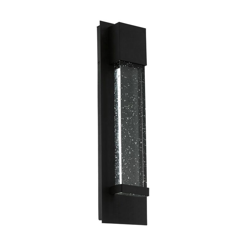 Luminaire extérieur noire en aluminium, Yvanca, 3W, 3000K LED, IP44