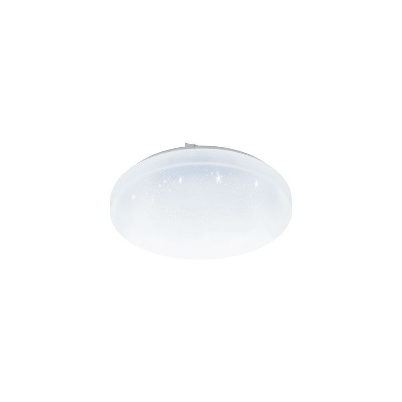 Lampe plafond blanche en acier, Eloise, 12W, couleur réglable LED, IP44