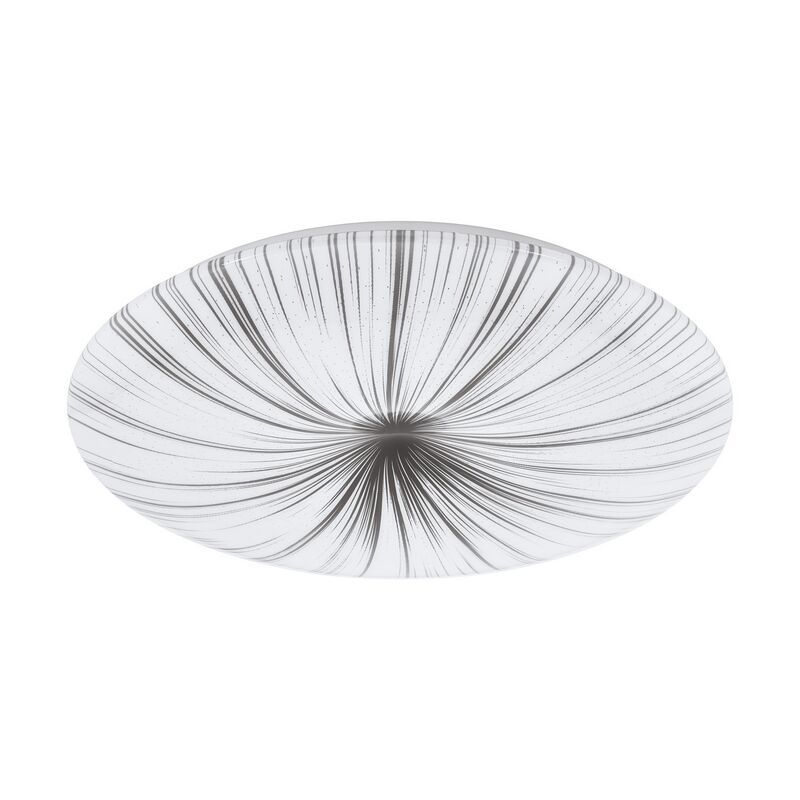 Lampe plafond blanche en acier, Josta, 33W, 3000K LED