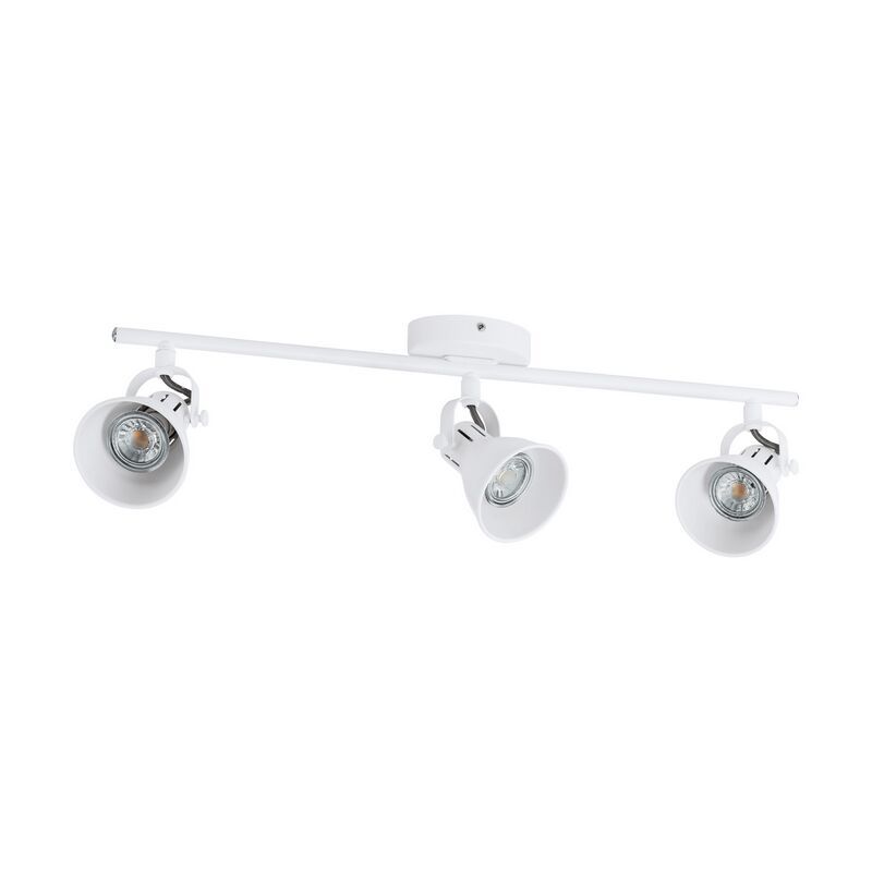 Spot plafond blanc en acier, Tinke