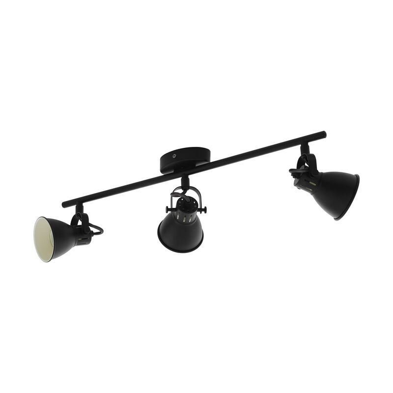 Spot plafond noir en acier, Tinke