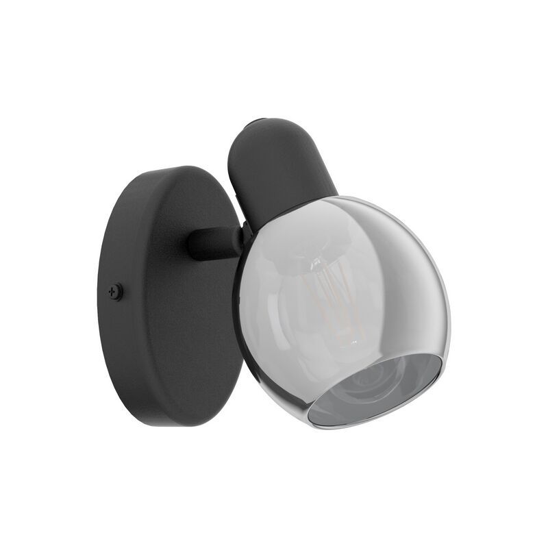 Spot plafond noir en acier, Ritchy