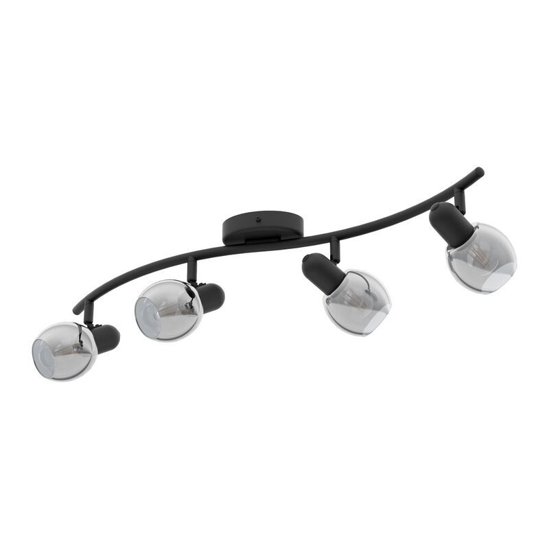Spot plafond noir en acier, Ritchy Spot plafond noir en acier, Ritchy