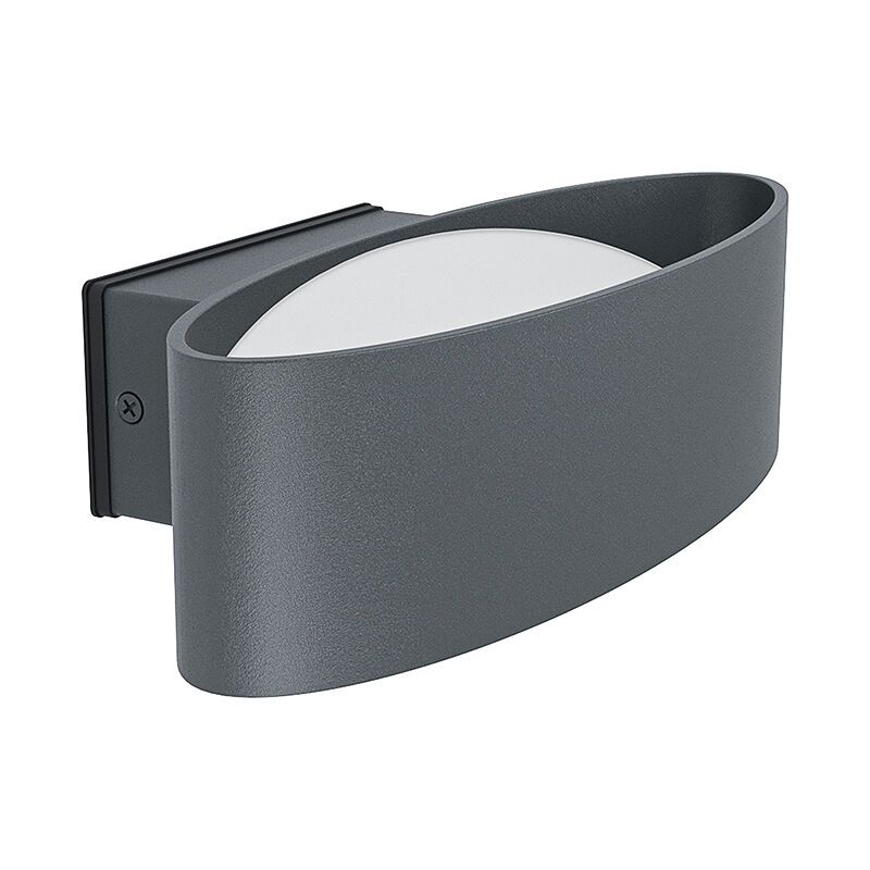 Luminaire extérieur anthracite en aluminium, Kawita, 10W, 3000K LED, IP44