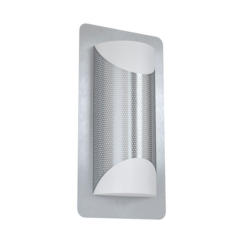Luminaire extérieur argenté en acier inoxydable, Maika, IP44 Luminaire extérieur argenté en acier inoxydable, Maika, IP44