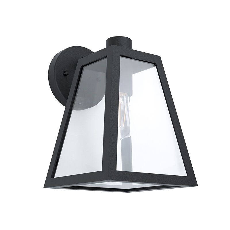 Luminaire extérieur noire en aluminium, Laurens, IP44