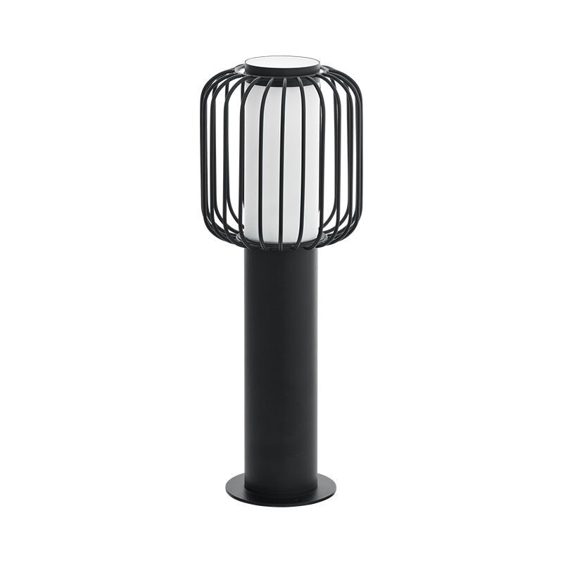 Luminaire extérieur noir en acier, Latife, IP44