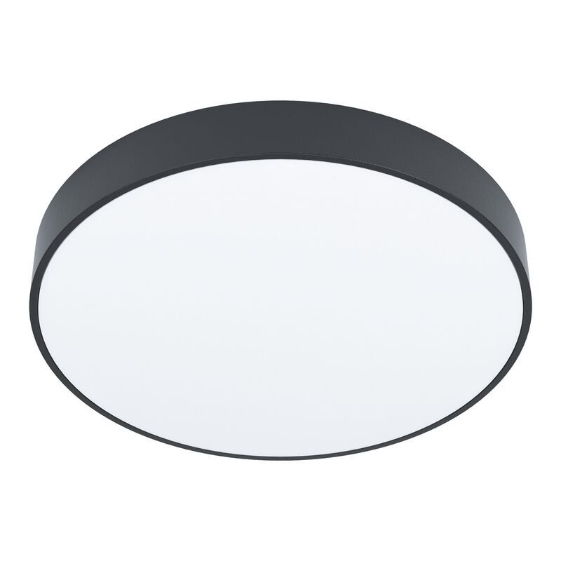 Spot en saillie noir en acier, Zippora, 18W, couleur réglable LED Spot en saillie noir en acier, Zippora, 18W, couleur réglable LED