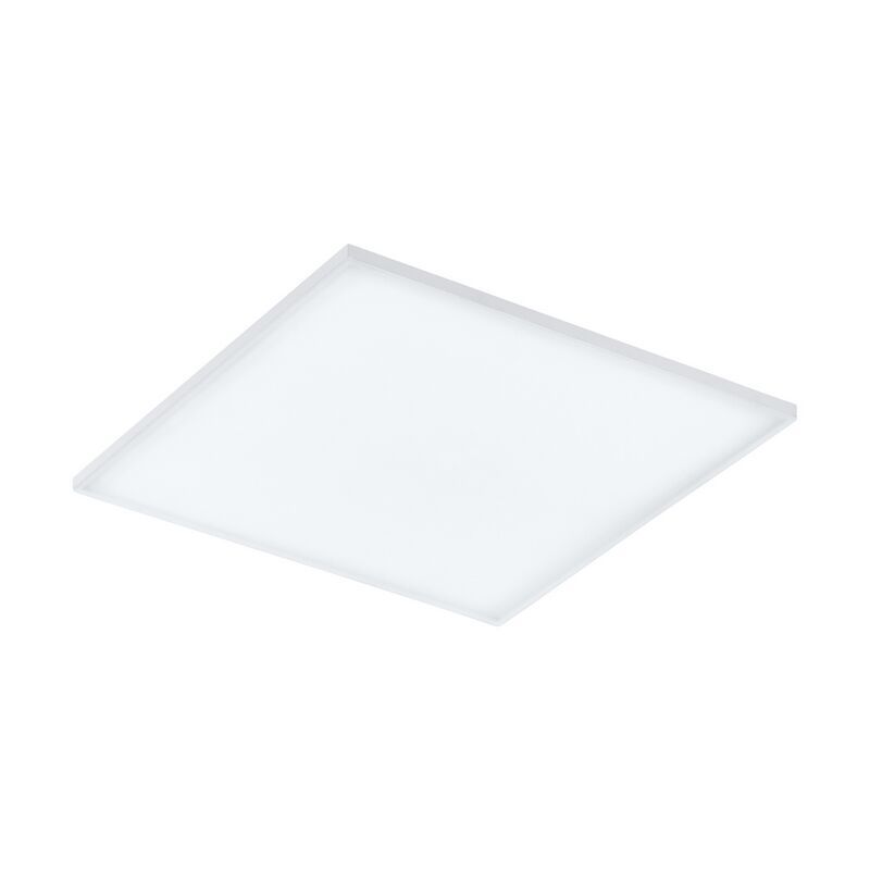 Lampe plafond blanche en acier, Yannick, 33W, 4000K LED