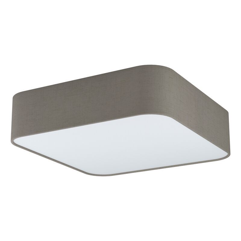 Lampe plafond blanche en acier, Abano