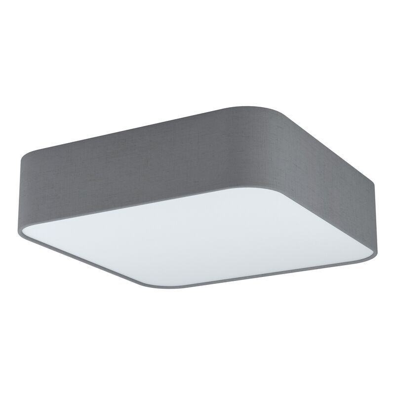 Lampe plafond blanche en acier, Abano Lampe plafond blanche en acier, Abano