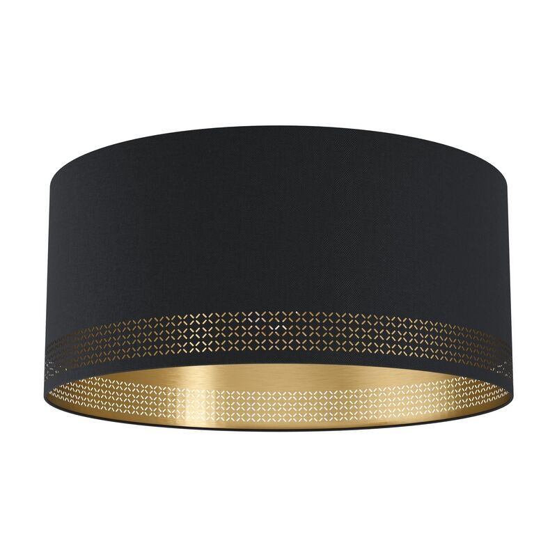 Lampe plafond noire en acier, Niko Lampe plafond noire en acier, Niko