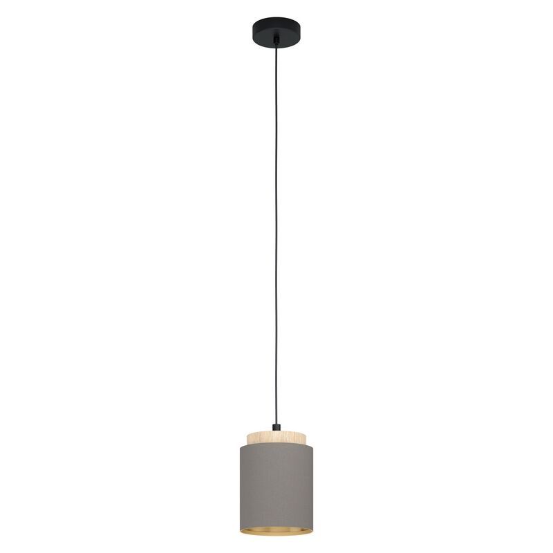 Suspension marronne en tissu, Gabi Suspension marronne en tissu, Gabi