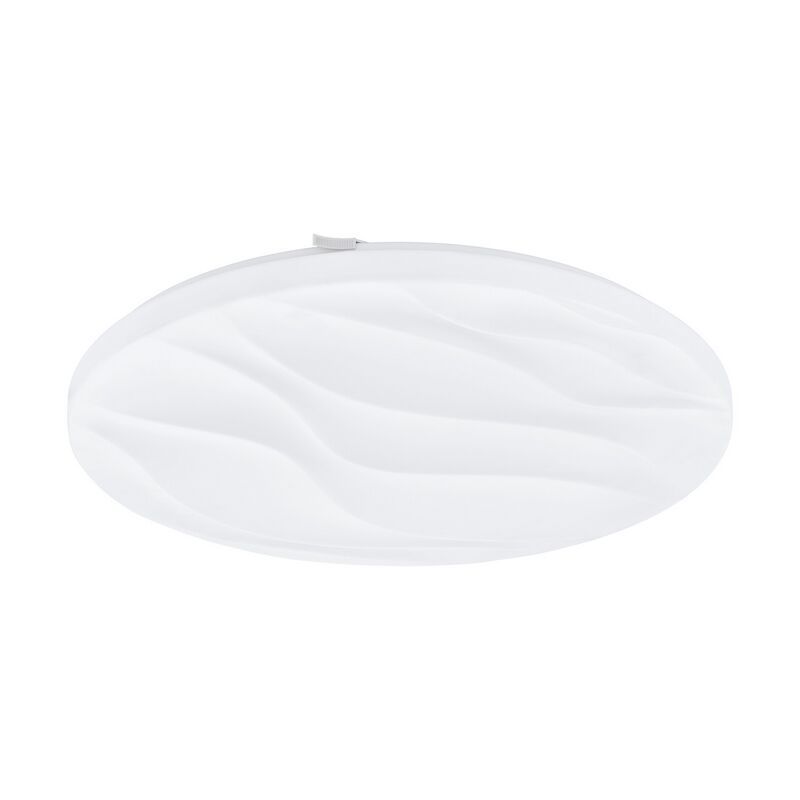 Lampe plafond blanche en acier, Aniel, 36W, 3000K LED