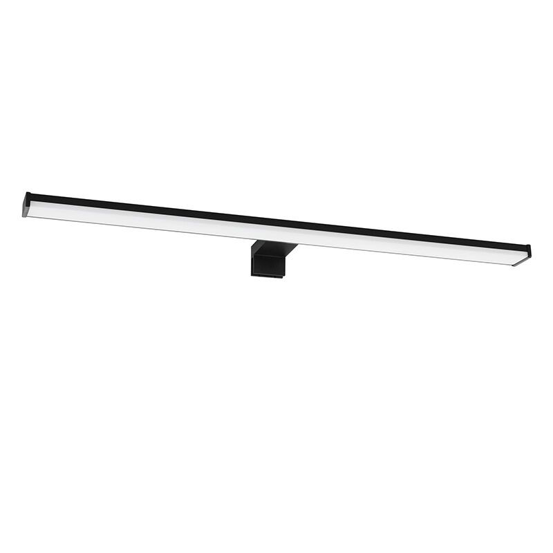 Éclairage miroir noir en plastique, Nancy, 11W, 4000K LED, IP44