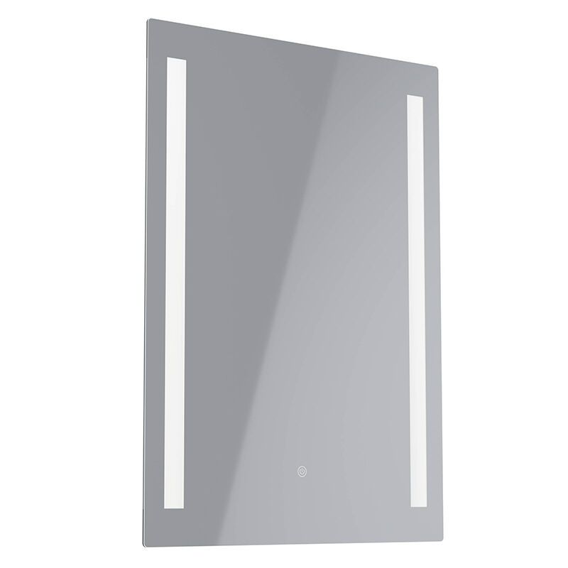 Miroir avec éclairage gris en verre, Bibi, 6,1W, 4000K LED, IP44, avec interrupteur Miroir avec éclairage gris en verre, Bibi, 6,1W, 4000K LED, IP44, avec interrupteur
