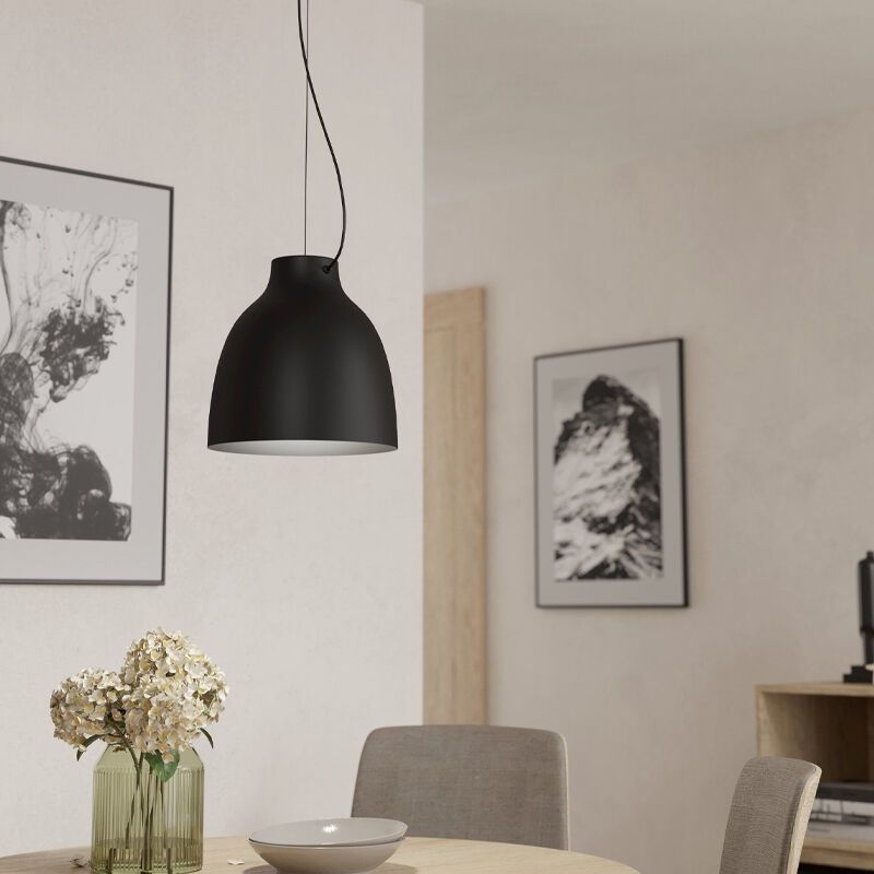 Suspension noire en aluminium, Thijs Suspension noire en aluminium, Thijs