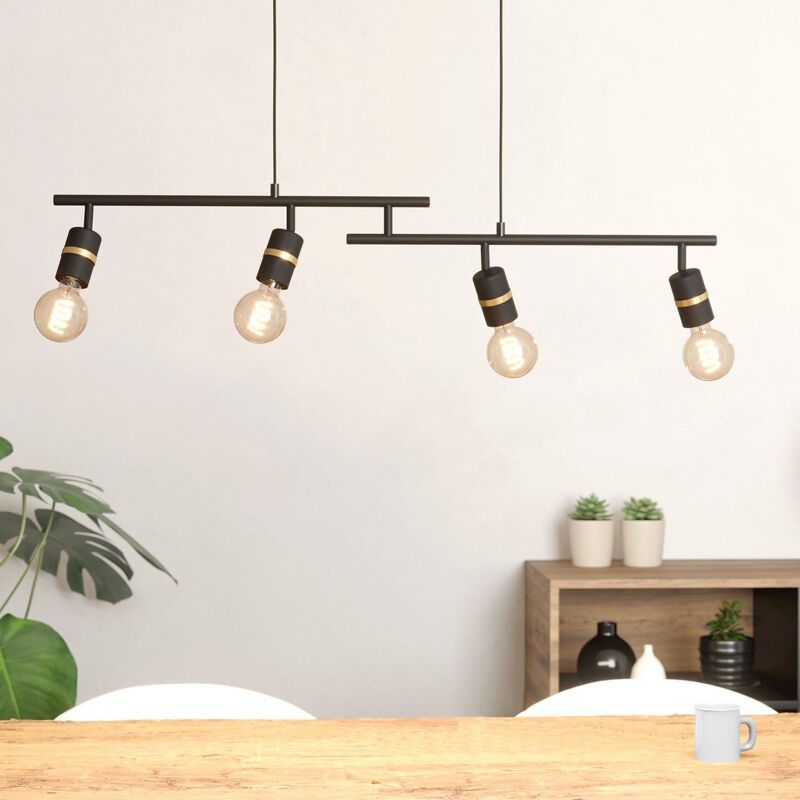 Suspension noire en aluminium, Jelger