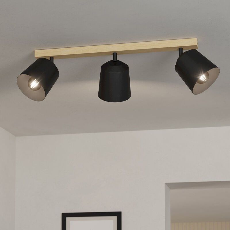 Spot plafond en bois marron, Teddy Spot plafond en bois marron, Teddy
