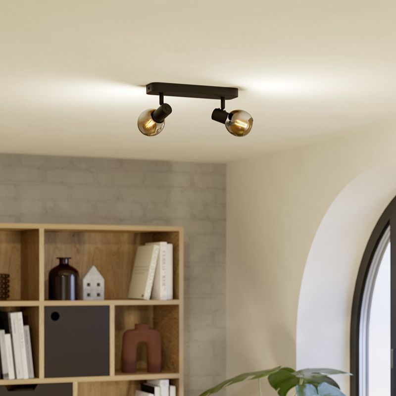 Spot plafond cuivre en verre, Castellazo