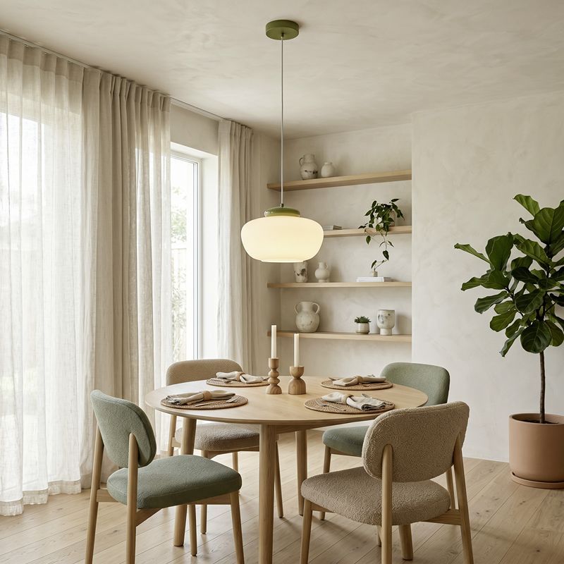Suspension blanche en verre, Berardelli Suspension blanche en verre, Berardelli