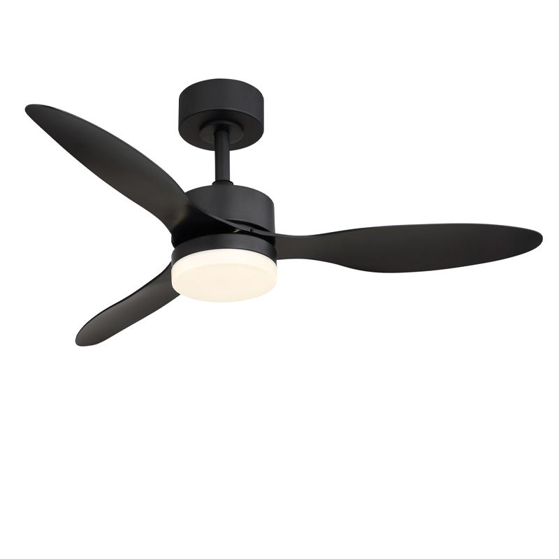Ventilateur de plafond noir en métal, Herre, 20W, blanc chaud à froid réglable LED, avec télécommande Ventilateur de plafond noir en métal, Herre, 20W, blanc chaud à froid réglable LED, avec télécommande