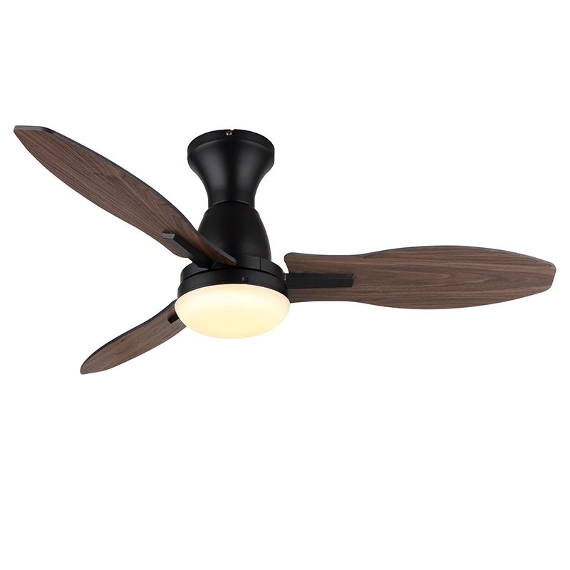Ventilateur de plafond marron en métal, Majda, 22W, white switch LED, avec télécommande Ventilateur de plafond marron en métal, Majda, 22W, white switch LED, avec télécommande