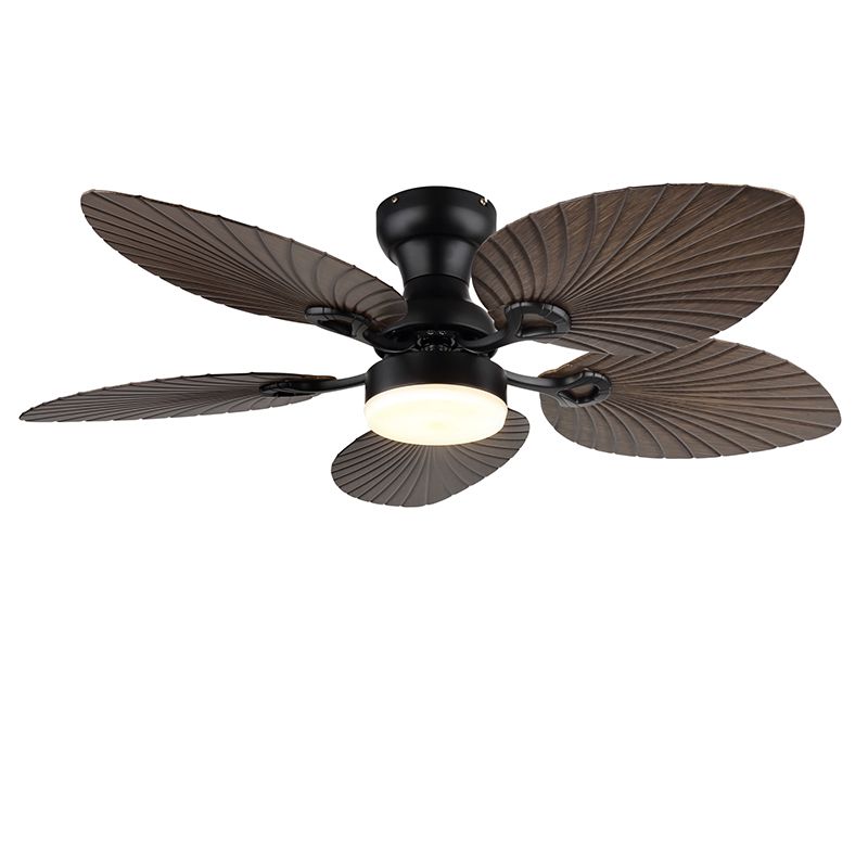 Ventilateur de plafond marron en métal, Naduah, 22W, white switch LED, avec télécommande Ventilateur de plafond marron en métal, Naduah, 22W, white switch LED, avec télécommande