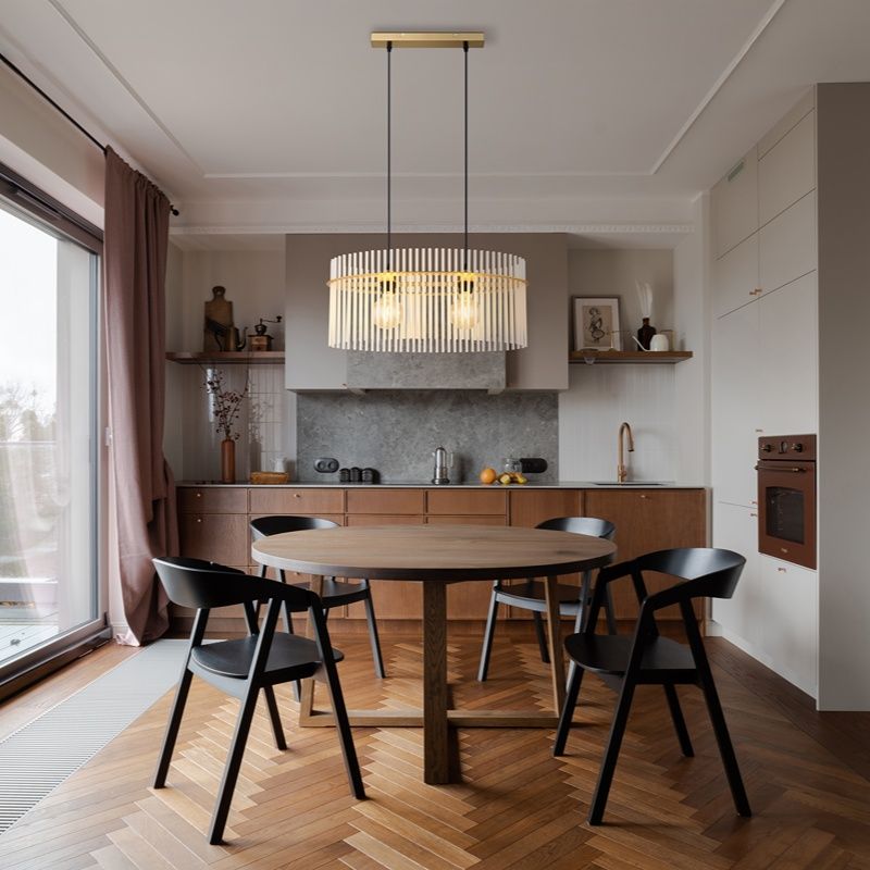 Suspension blanche en verre, Genelva